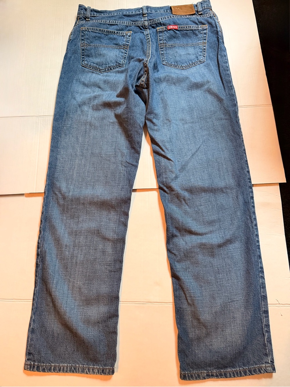 Ralph Lauren Women’s Straight Leg Jeans in Medium Blue Denim